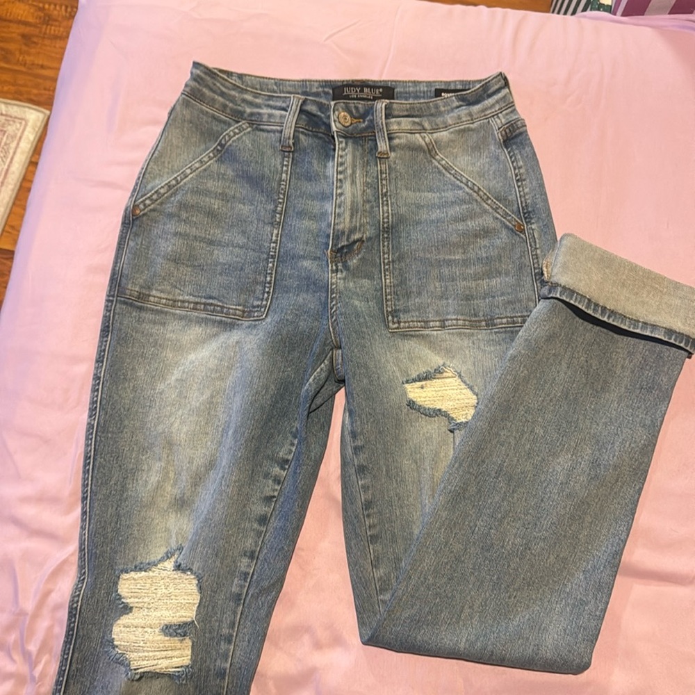 Judy Blue Boyfriend fit 33” inseam super stretch